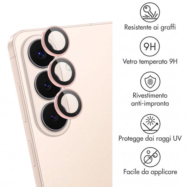 imoshion 2 Pack protezione lente fotocamera per Samsung Galaxy S26 / S26 Plus - Pink Gold