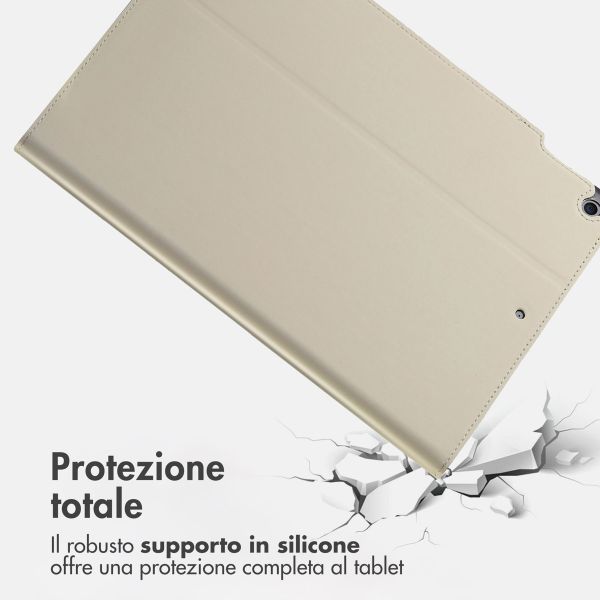 Accezz Cover Tablet Classica Apple iPad 9 (2021) 10.2 pollici / iPad 8 (2020) 10.2 pollici / iPad 7 (2019) 10.2 pollici - Greige