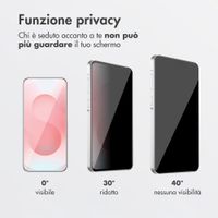 Accezz Vetro temperato privacy + Applicatore Samsung Galaxy S26