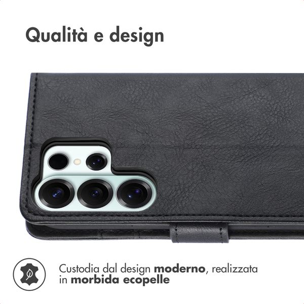 imoshion Cover a libro di Lusso Samsung Galaxy S26 Ultra - Nero