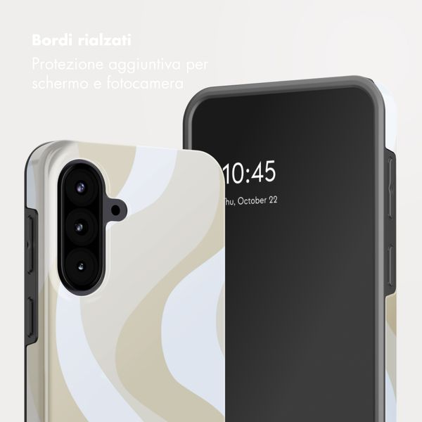 Selencia Cover Posteriore Vivid Samsung Galaxy A57 (5G) - Desert Waves Beige