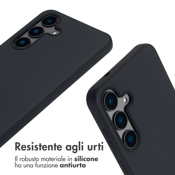 imoshion Cover in Silicone con Cordino Samsung Galaxy S25 FE - Nero