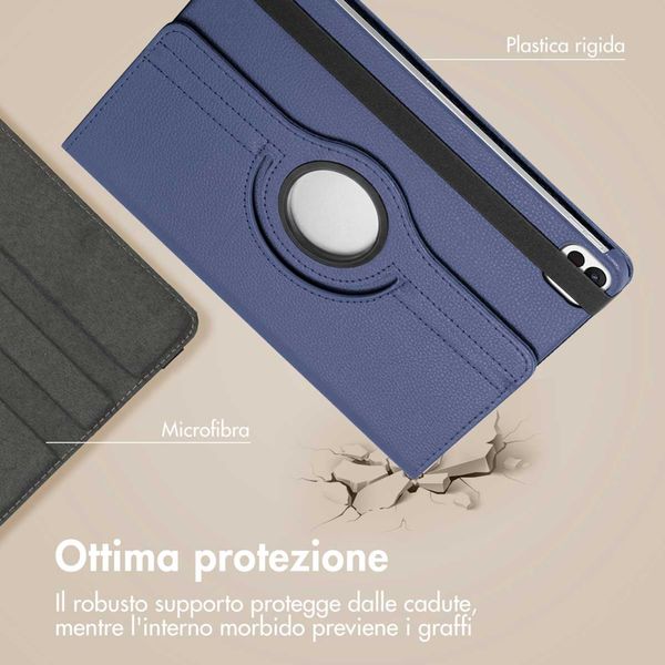 imoshion Cover Girevole a 360° Apple iPad Pro 11 (2025) M5 / (2024) M4 - Blu scuro