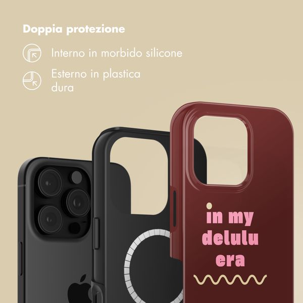 Selencia Cover posteriore Vivid con MagSafe Apple iPhone 16 Pro Max - Delulu