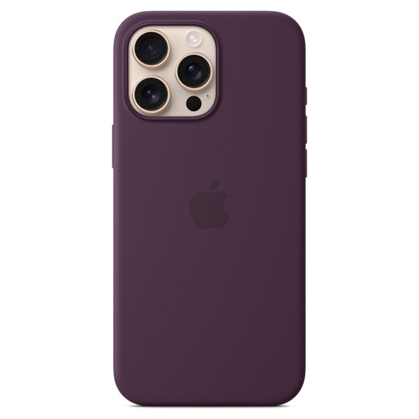 Apple Cover Posteriore in Silicone con MagSafe Apple iPhone 16 Pro Max - Plum