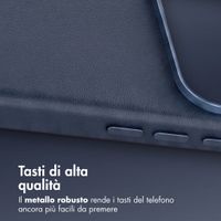 Accezz Cover in Pelle con MagSafe Apple iPhone 18 Pro Max / 17 Pro Max - Nightfall Blue