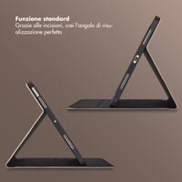 Selencia Cover Riva Apple iPad Air 11 pollici (2026) M4 / (2025) M3 / (2024) M2 / Air 5 (2022) / Air 4 (2020) - Beige