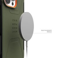 UAG Cover Posteriore Civilian con MagSafe Apple iPhone 16 Pro Max - Olive Drab