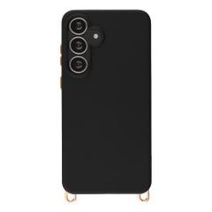 Selencia Cover posteriore Rivièra con MagSafe con ganci rimovibili Samsung Galaxy S25 FE - Velvet Black