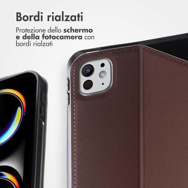 Accezz Cover Tablet Classica Apple iPad Pro 11 (2025) M5 / (2024) M4 - Marrone
