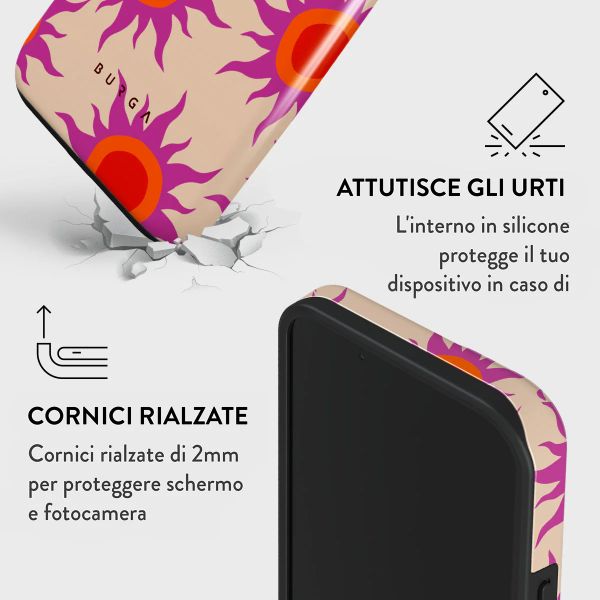 Burga Cover Posteriore Resistente Apple iPhone 14 - Sunset Glow