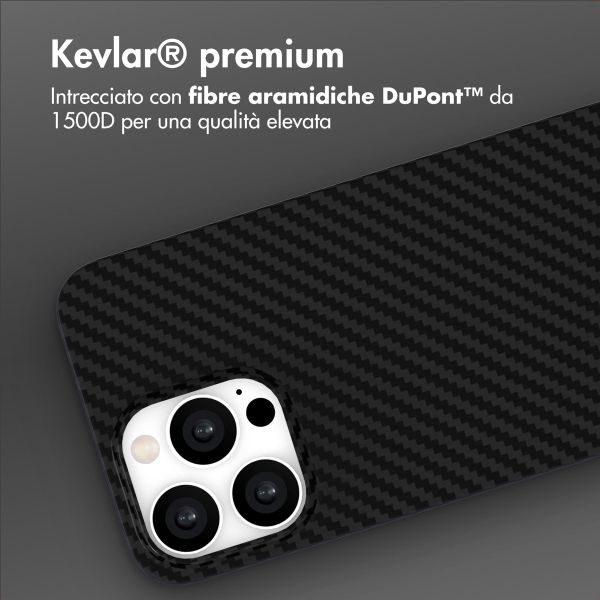 Accezz Cover MagSafe Kevlar® Apple iPhone 13 Pro - Nero