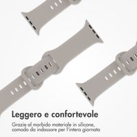 imoshion Cinturino in silicone⁺ Apple Watch | 44/45/46/49 mm - Taglia M/L - Stone