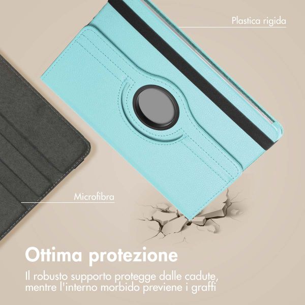 imoshion Cover Girevole a 360° Samsung Galaxy Tab S10 Plus / Tab S9 FE Plus / Tab S9 Plus - Azzurro