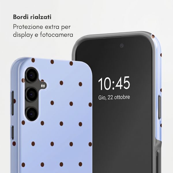 Selencia Cover Posteriore Vivid Samsung Galaxy S24 FE - Happy Dots Digital Sky