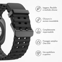 imoshion Cinturino Ocean in silicone Samsung Galaxy Watch Ultra (2024/2025) - Nero
