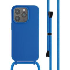 imoshion Cover in Silicone con Cordino Apple iPhone 14 Pro - Blu