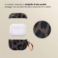 Selencia Cover Sabi stampa pantera  Apple Airpods 3 - Midnight Black