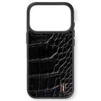 iDeal of Sweden Cover posteriore in pelle vegana MagSafe Apple iPhone 18 Pro Max / 17 Pro Max - Black Croco