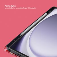 Selencia Cover per tablet Vivid Samsung Galaxy Tab A9 Plus - Wild Spots Lipstick
