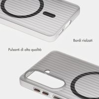 Accezz Cover Lite con MagSafe | Fluted | Samsung Galaxy S26 - Grigio