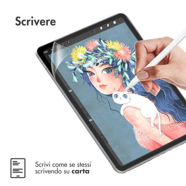 Accezz Pellicola protettiva Paper Feel Apple iPad Air 11 pollici (2026) M4 / (2025) M3 / (2024) M2