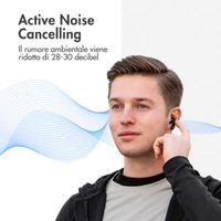 imoshion Aura Pro Auricolari in-ear wireless - Cancellazione attiva del rumore (ANC) - Nero