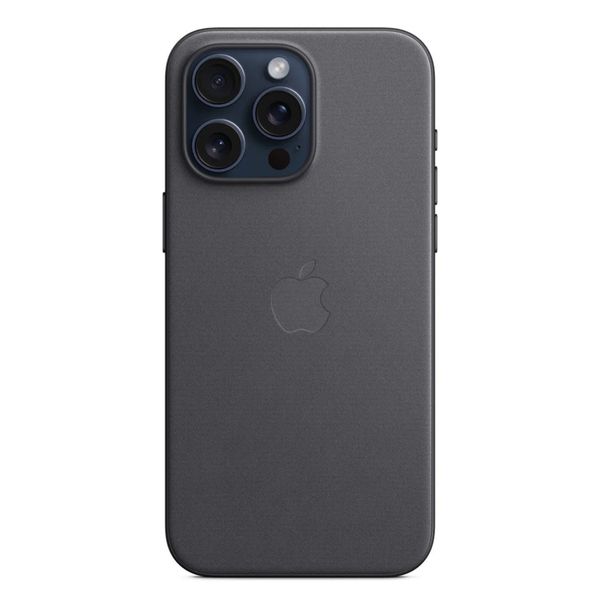 Apple Cover Posteriore FineWoven con MagSafe Apple iPhone 15 Pro Max - Nero
