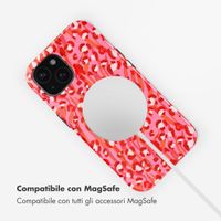 Selencia Cover posteriore Vivid con MagSafe Apple iPhone 15 - Wild Spots Lipstick