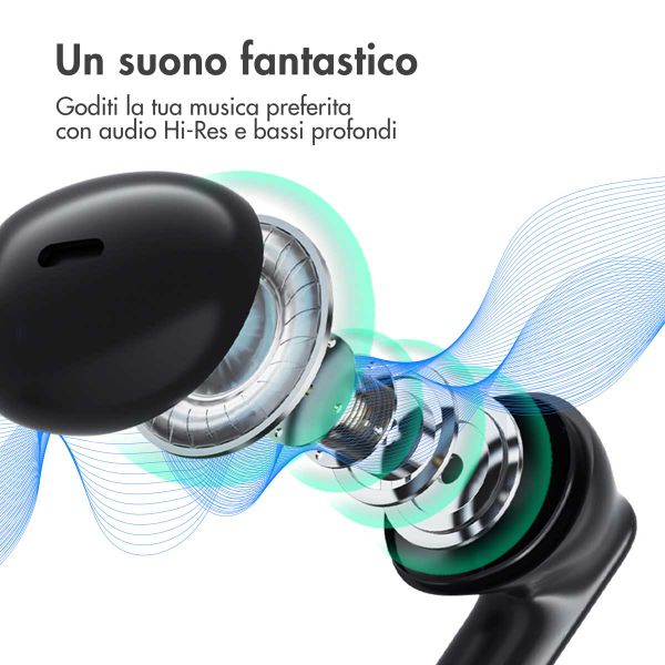 imoshion Aura Earbuds - Auricolari wireless - Auricolari Bluetooth wireless - Nero