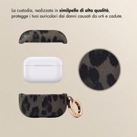 Selencia Cover Sabi stampa pantera  Apple Airpods Pro 3 - Midnight Black