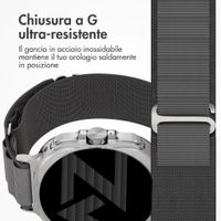 Accezz Cinturino in nylon Alpine Samsung Galaxy Watch Ultra 2 (2026) / Ultra (2024/2025) - Dark Grey