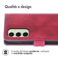 imoshion Cover a libro con Cordino Samsung Galaxy S24 FE - Rosso