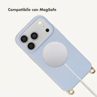 Selencia Cover posteriore Rivièra con MagSafe con ganci rimovibili Apple iPhone 17 Pro - Powder Blue