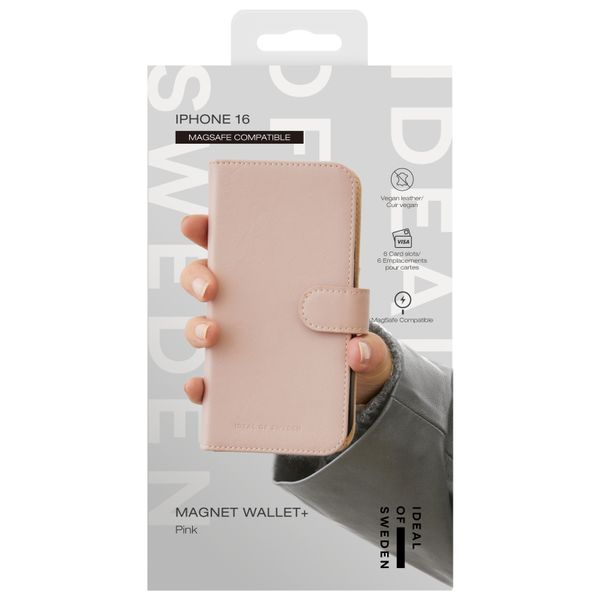 iDeal of Sweden Portafoglio Magnetico Plus Apple iPhone 16 - Pink
