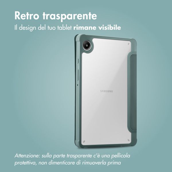 imoshion Cover Origami Samsung Galaxy Tab A9 8.7 pollici - Verde scuro