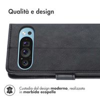 imoshion Cover a libro di Lusso Google Pixel 9 Pro XL - Nero
