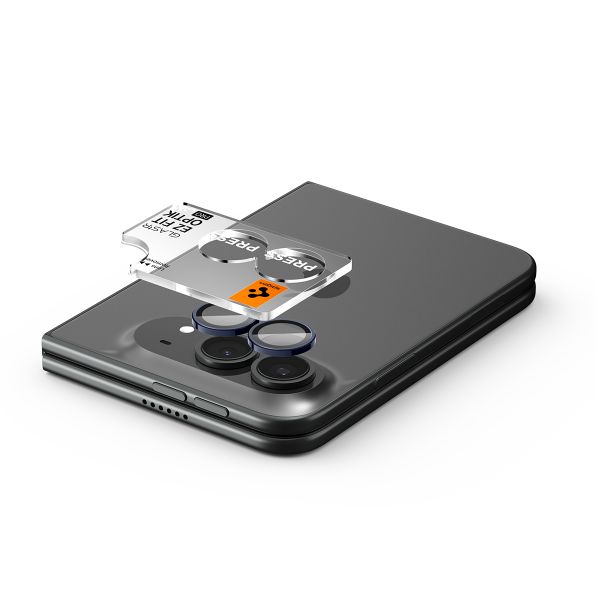 Spigen Optik Pro EZ Fit Lens Protector confezione da 2 Apple iPhone Duo - Black