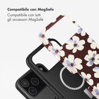 Selencia Cover posteriore Vivid con MagSafe Apple iPhone 17 Pro - Choco Flower Pop