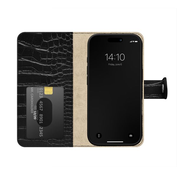 iDeal of Sweden Portafoglio Magnetico Plus Apple iPhone 18 Pro Max / 17 Pro Max - Black Croco