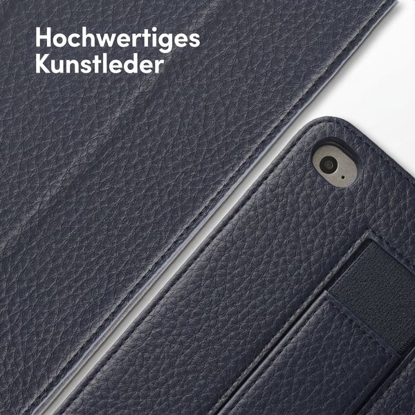 Accezz Trifold Bookcase met handstrap Apple iPad Mini 5 (2019) / Mini 4 (2015) - Donkerblauw