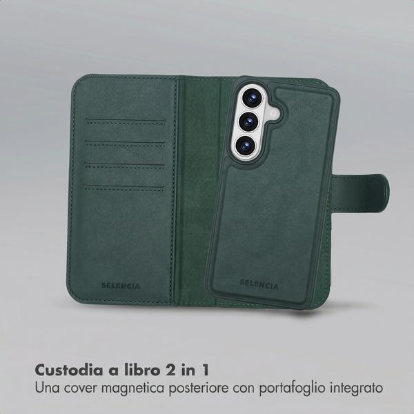 Selencia Libreria rimovibile Olyn con MagSafe Samsung Galaxy S26 - Verde