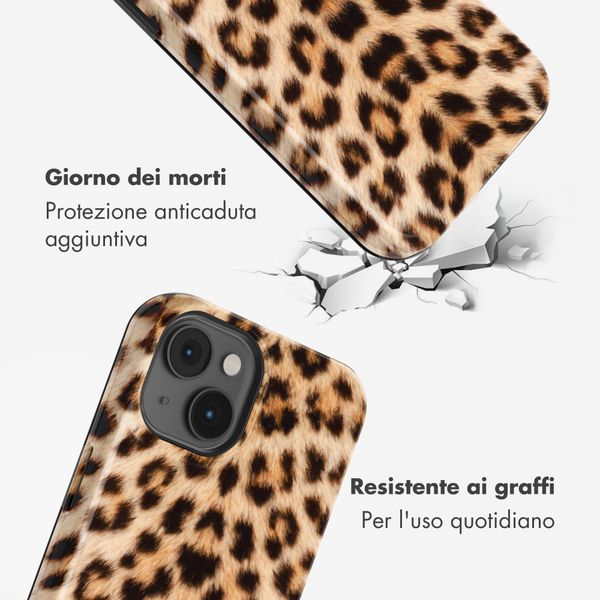 Selencia Cover Posteriore Vivid Apple iPhone 14 - Wild Leo