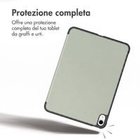 imoshion Cover a libro Trifold Apple iPad 11 (2025) 11 pollici A16 / iPad 10 (2022) 10.9 pollici - Verde chiaro