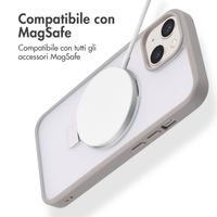 Accezz Cover con anello e supporto con MagSafe Apple iPhone 13 - Grigio