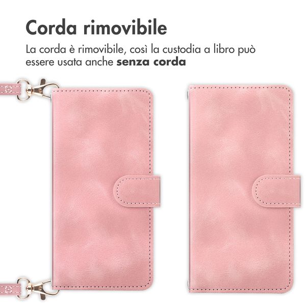 imoshion Cover a libro con Cordino Google Pixel 10a - Rosa
