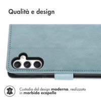 imoshion Cover a libro di Lusso Samsung Galaxy A25 (5G) - Azzurro