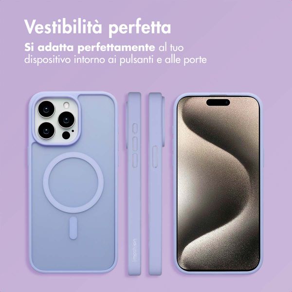 imoshion Cover posteriore Color Guard con MagSafe Apple iPhone 15 Pro Max - Lilla