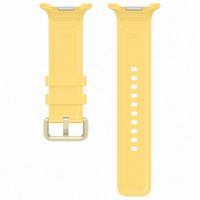 Samsung Cinturino Sport originale Samsung Galaxy Watch 9 (40/44mm) / Watch 8 (40/44mm) / Classic (46mm) - Taglia S/M - Giallo