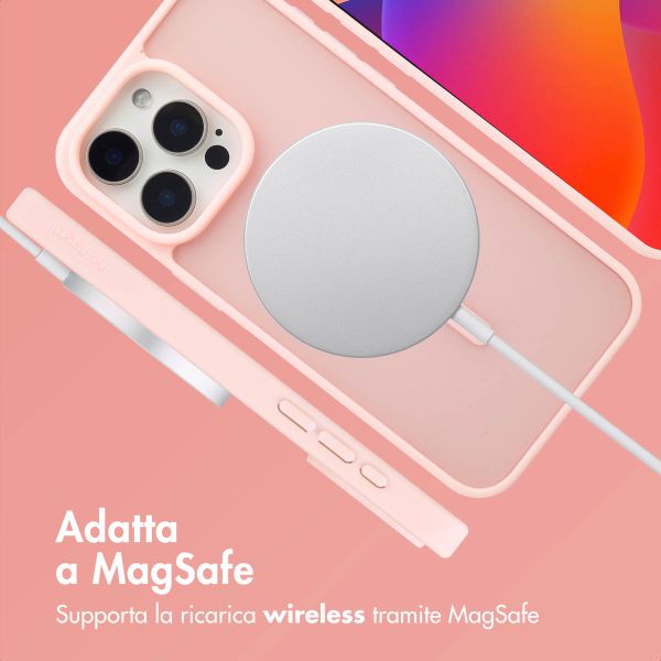 imoshion Cover posteriore Color Guard con MagSafe Apple iPhone 15 Pro Max - Rosa chiaro